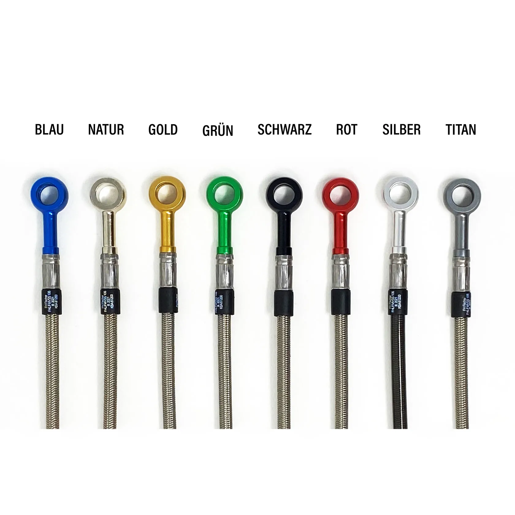 Stahlflex Bremsleitungen vorne Suzuki GSR 600 A ABS K8 B91121 Bj. 2008