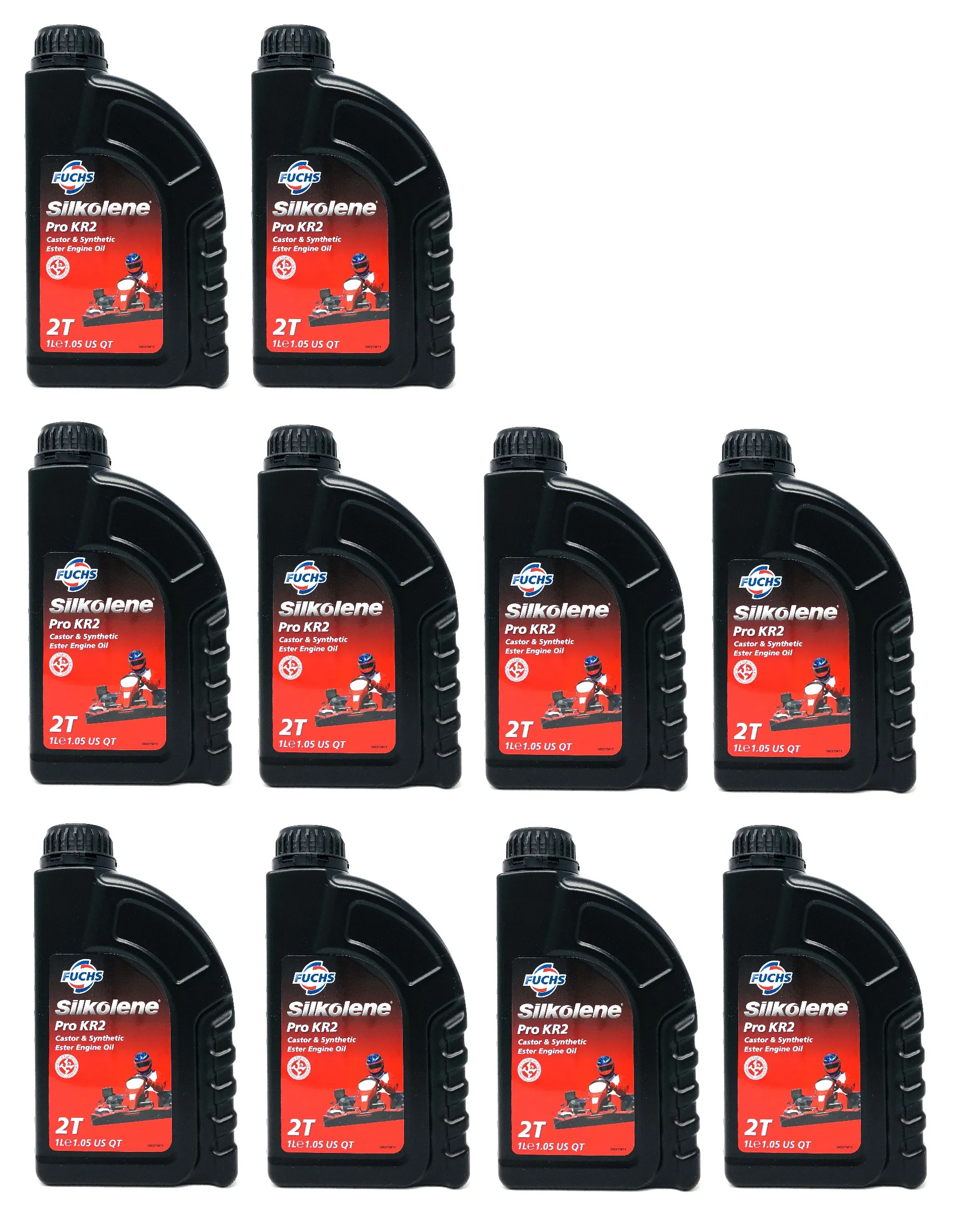 FUCHS SILKOLENE PRO KR 2 10x1L Go-Kart 2T Motoröl