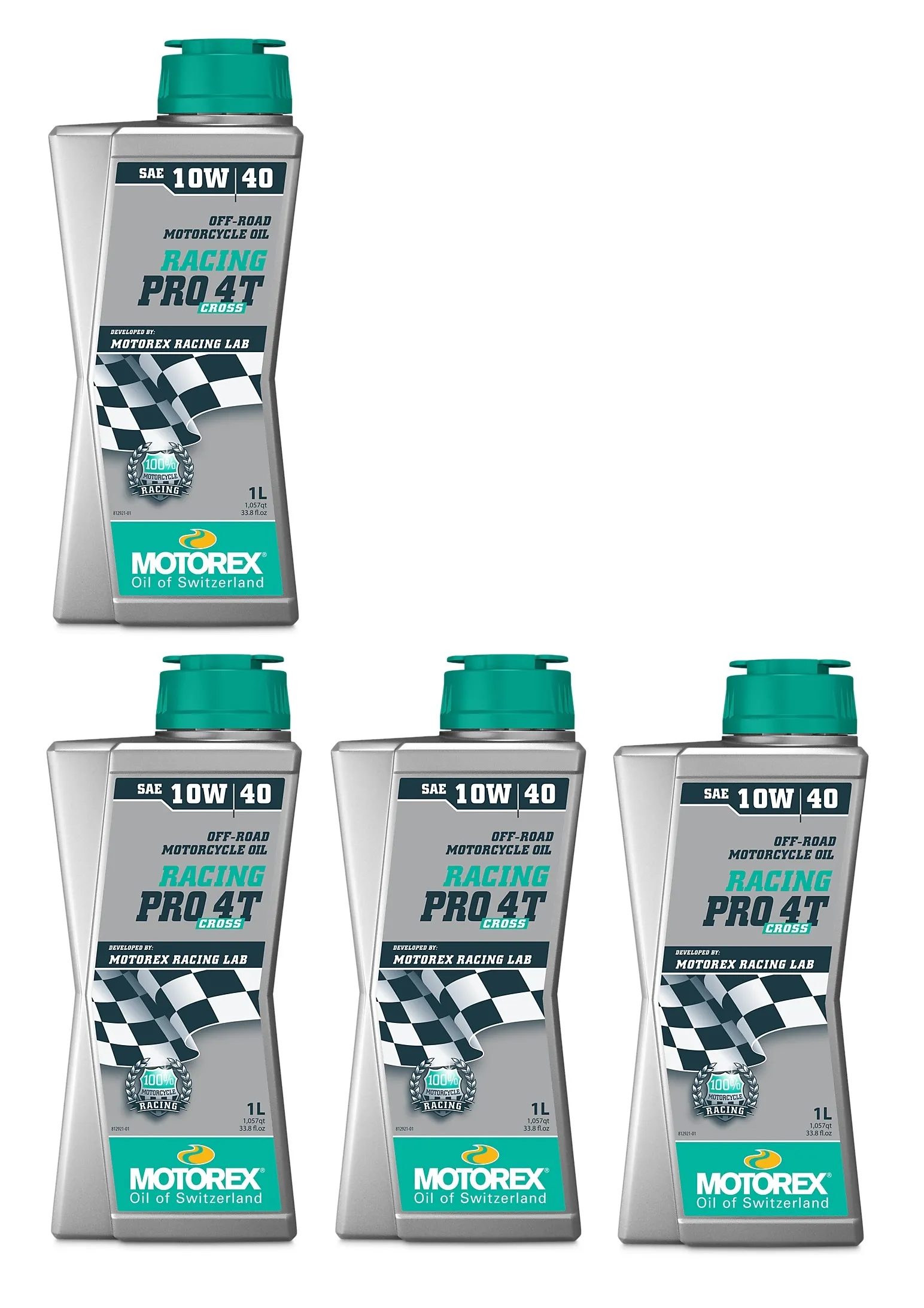 4 x 1l Motorex Racing Pro 4T Cross 10W-40 Motoröl