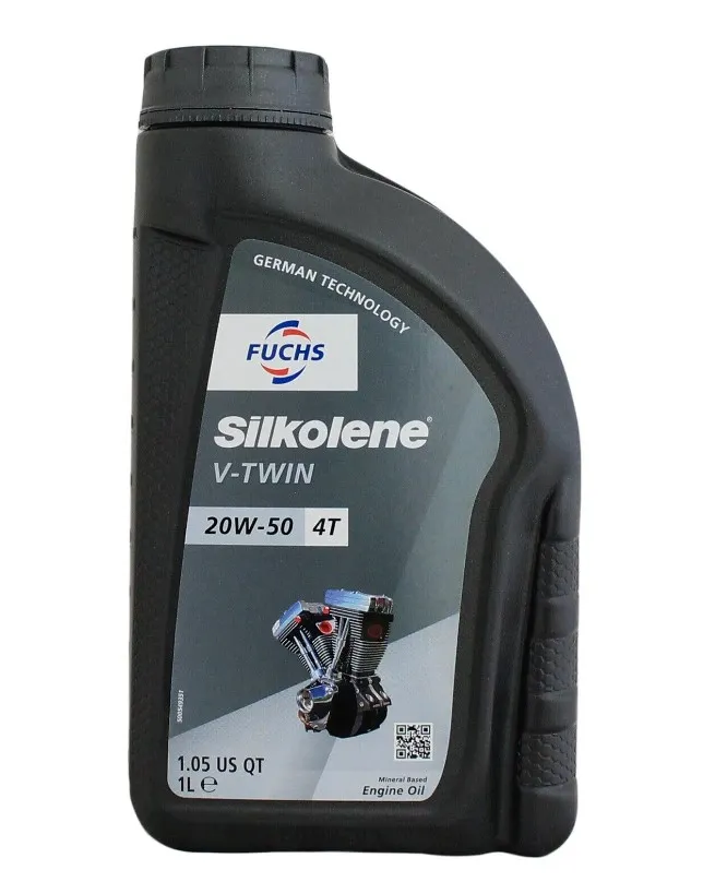 1l FUCHS SILKOLENE V-TWIN 20W-50 Motoröl für Harley Davidson, V2 Motoren