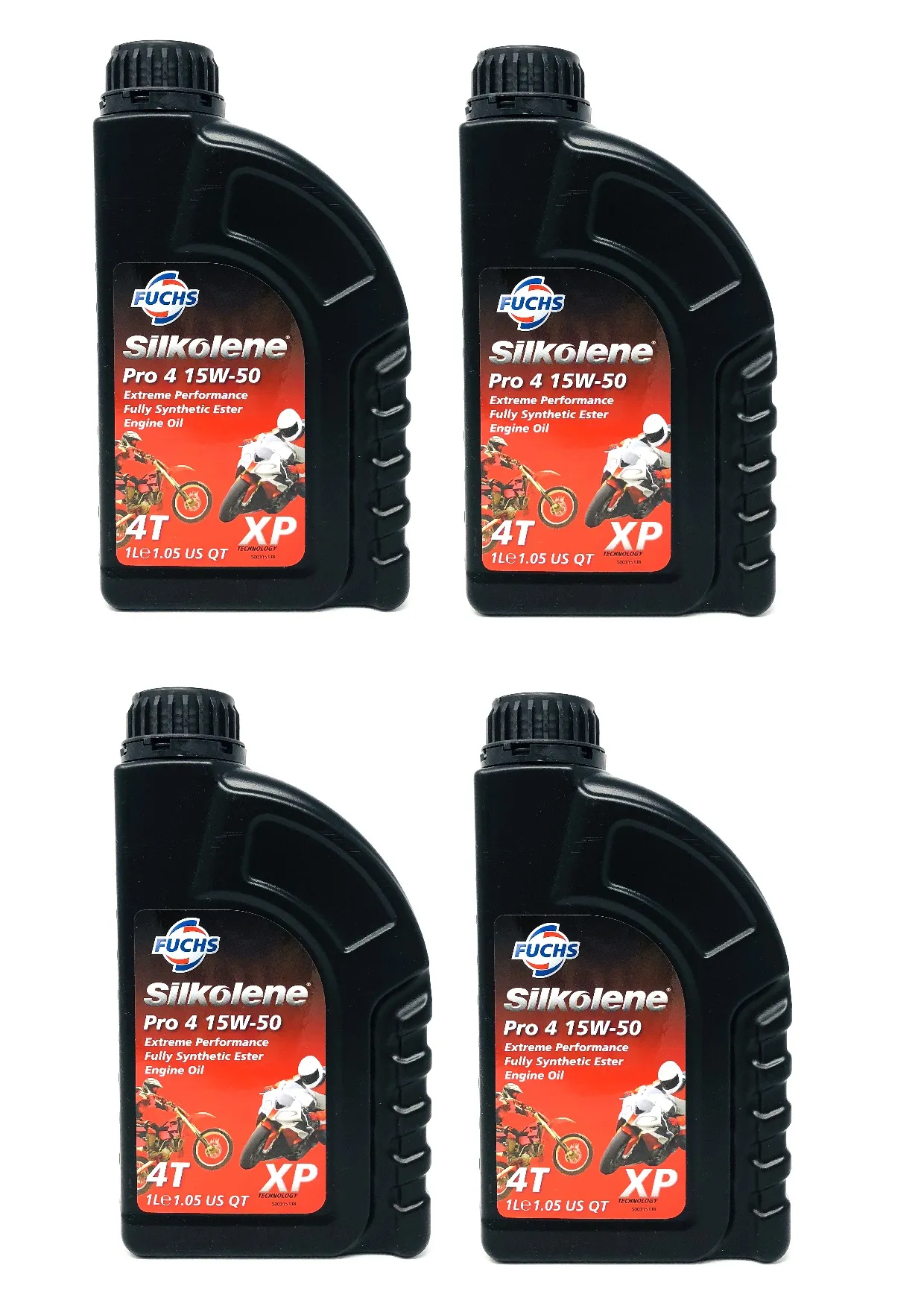 FUCHS SILKOLENE PRO 4 15W-50 4x1L Motoröl vollsynth