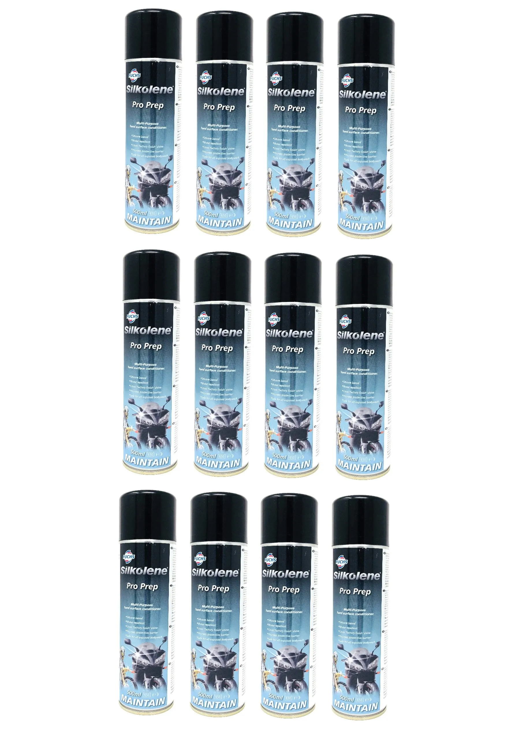 FUCHS SILKOLENE PRO PREP 12x500ml Glanzschutzspray