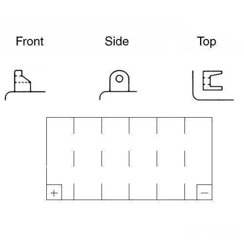 YUASA Batterie YTX16-BS-1, 12 Volt Wartungsfrei