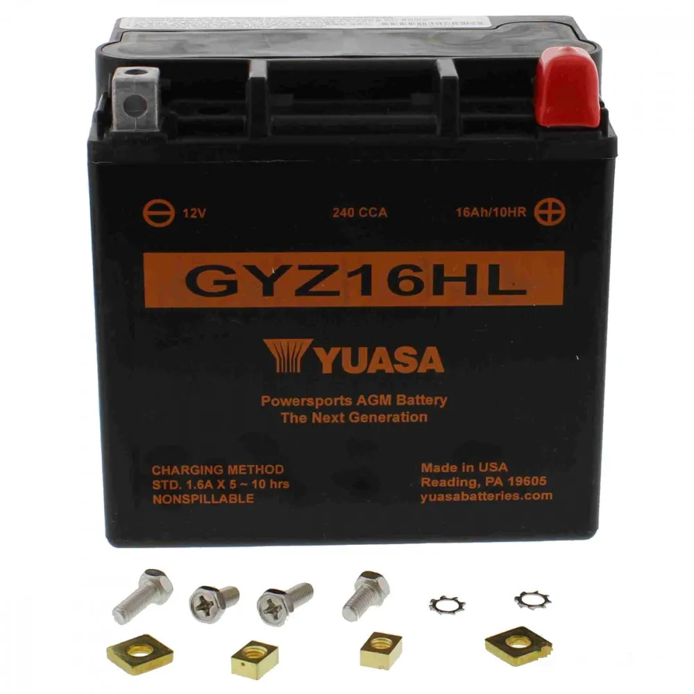 YUASA Batterie GYZ16HL, 12 Volt, wartungsfrei