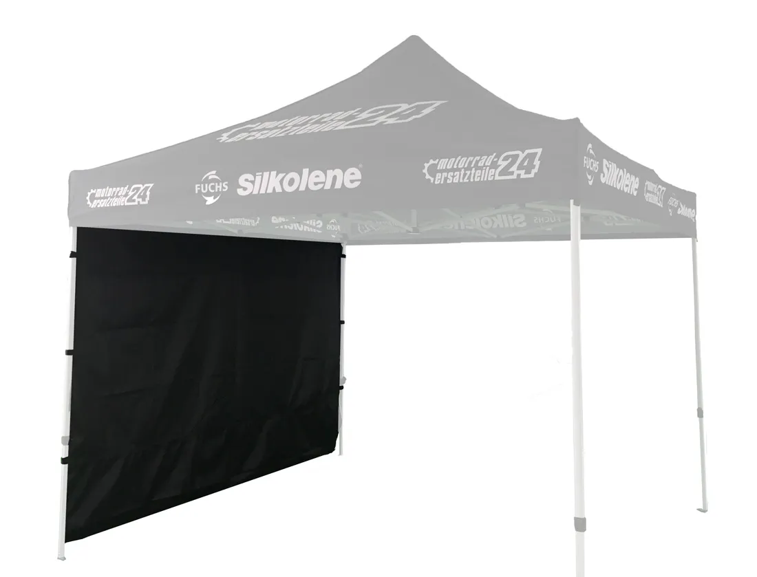 Seitenwand für Racing Zelt, Pavillon 3x3m, schwarz, 1Stück