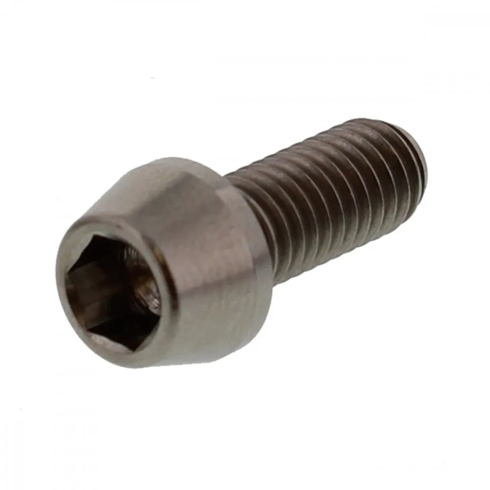 Zylinderschraube konisch M6x1.00 15mm Titan, TISC615