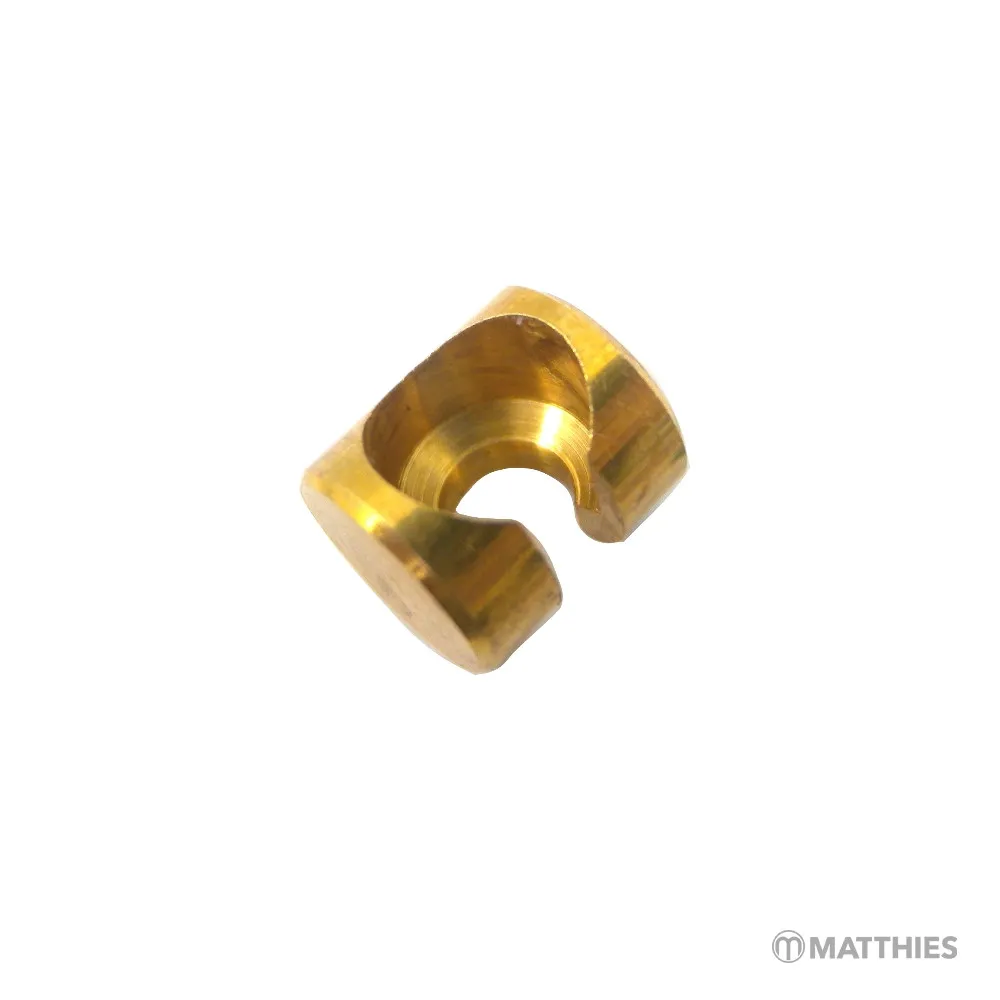 Aufnahme für Lötnippel Länge 9 mm Bohrung: 4 mm Inhalt 10