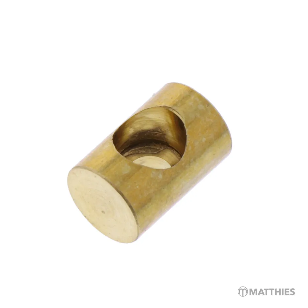 Aufnahme für Lötnippel Länge 12 mm Bohrung: 3.8 mm Inhalt 10