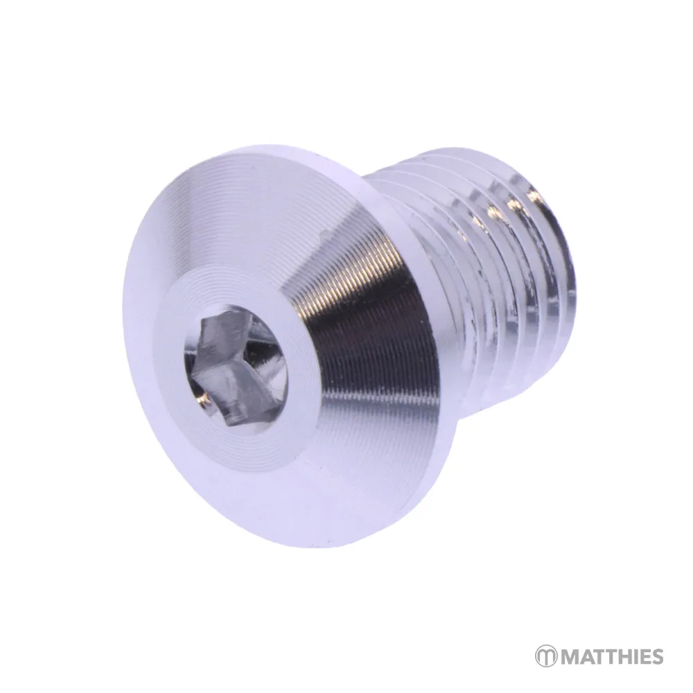 Abdeckschraube für Spiegel Daytona M10 x 1.25 mm 11 mm silber rechts