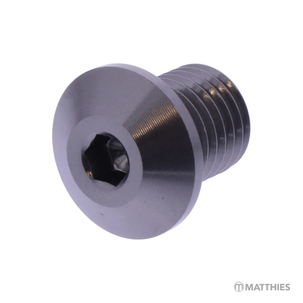 Abdeckschraube für Spiegel Daytona M10 x 1.25 mm 11 mm Titan rechts