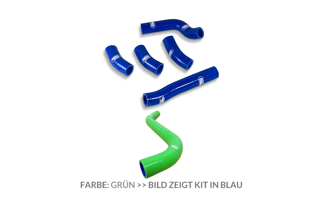 Siliconschlauch Kit grün Kawasaki GPZ900R