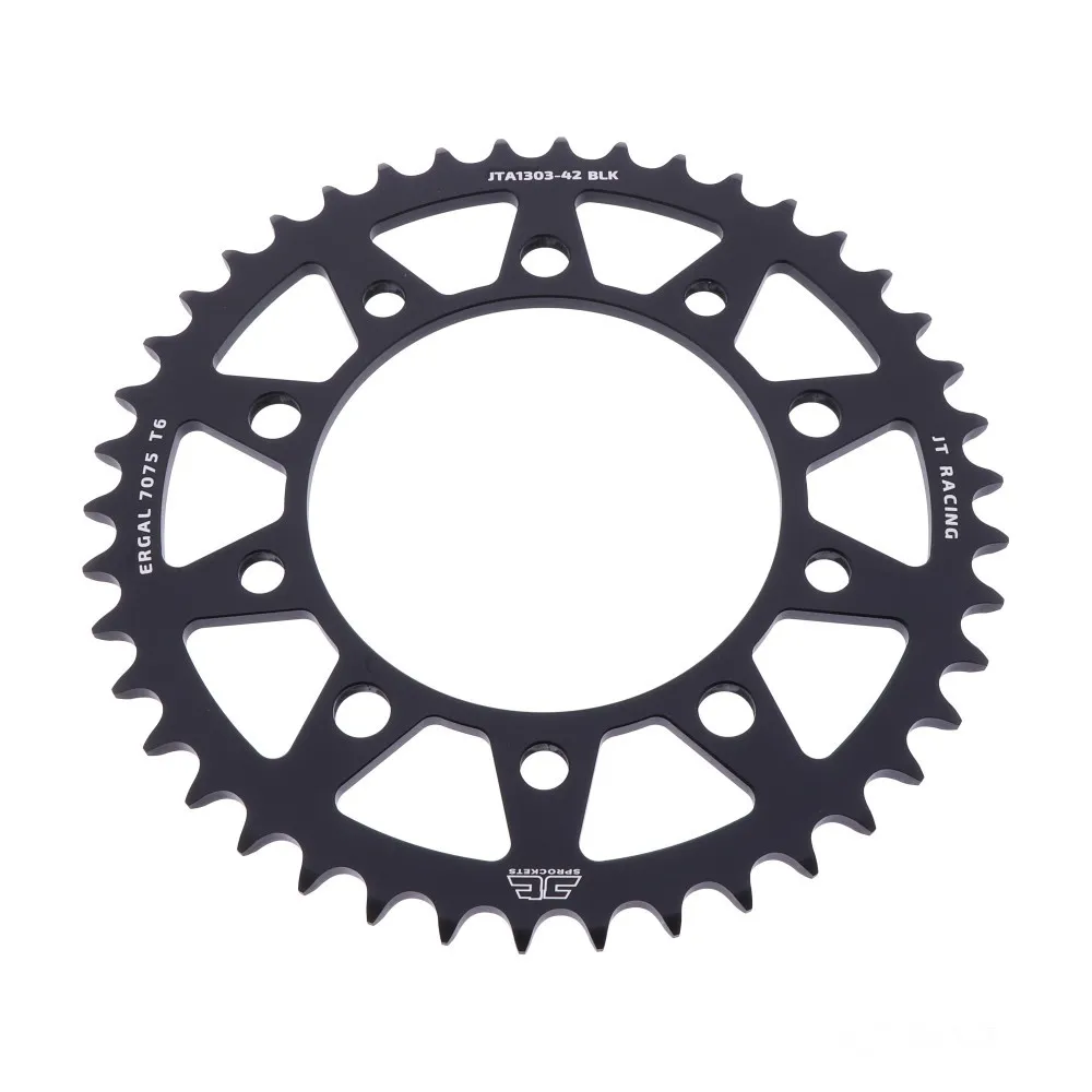 Alu-Kettenrad 42Z Teilung 520 schwarz JT Innendurchmesser 112 Lochkreis 138 JTA130342BLK