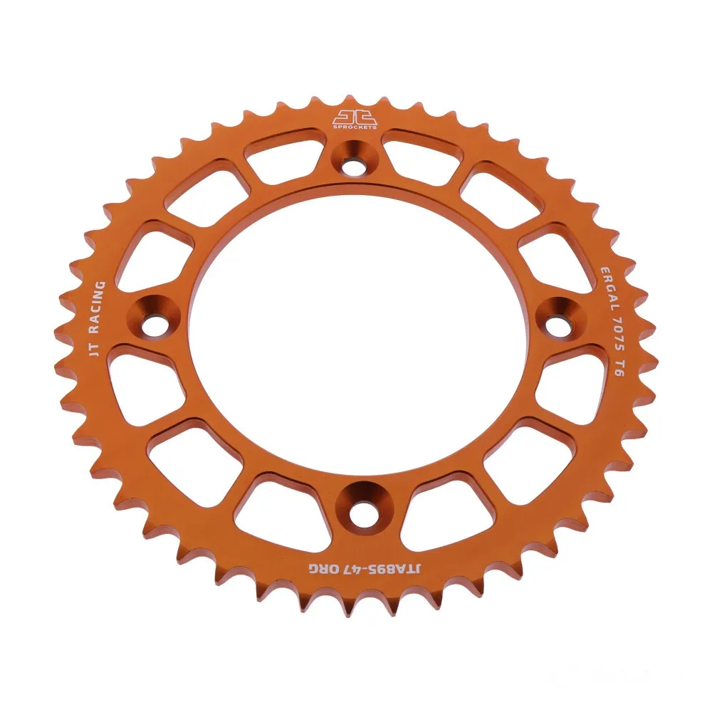 Alu-Kettenrad 47Z Teilung 428 orange JT Innendurchmesser 110 Lochkreis 132 JTA89547ORG