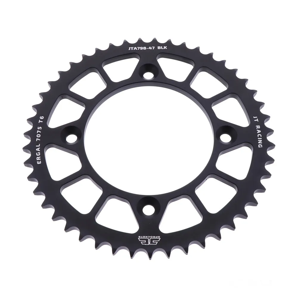 Alu-Kettenrad 47Z Teilung 428 schwarz Innendurchmesser 100 Lochkreis 120 JTA79847BLK