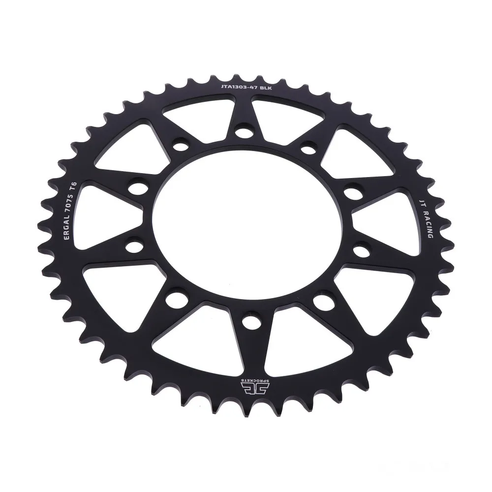 Alu-Kettenrad 47Z Teilung 520 schwarz JT Innendurchmesser 112 Lochkreis 138 JTA130347BLK