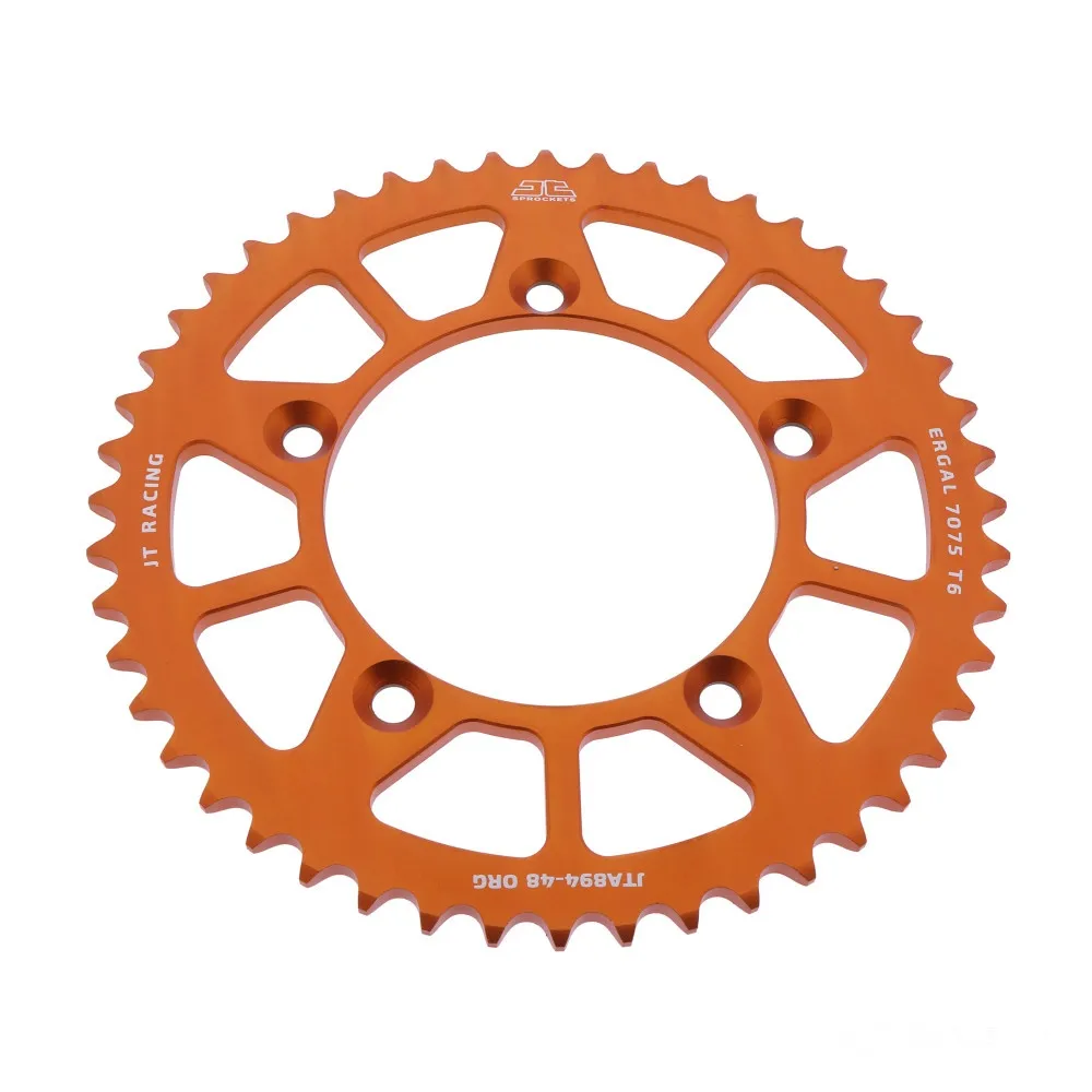 Alu-Kettenrad 48Z Teilung 420 orange JT Innendurchmesser 098 Lochkreis 115 JTA89448ORG