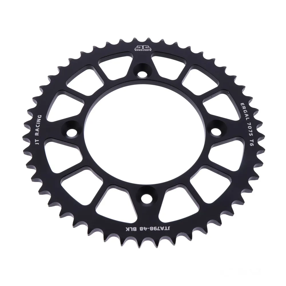 Alu-Kettenrad 48Z Teilung 428 schwarz JT Innendurchmesser 100 Lochkreis 120 JTA79848BLK