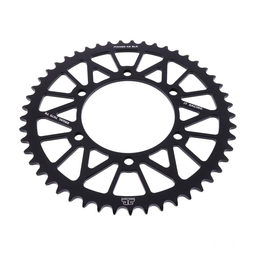 Alu-Kettenrad 49Z Teilung 520 schwarz JT Innendurchmesser 110 Lochkreis 130 JTA48649BLK