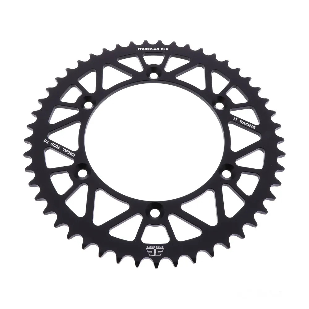 Alu-Kettenrad 49Z Teilung 520 schwarz JT Innendurchmesser 136 Lochkreis 156 JTA82249BLK