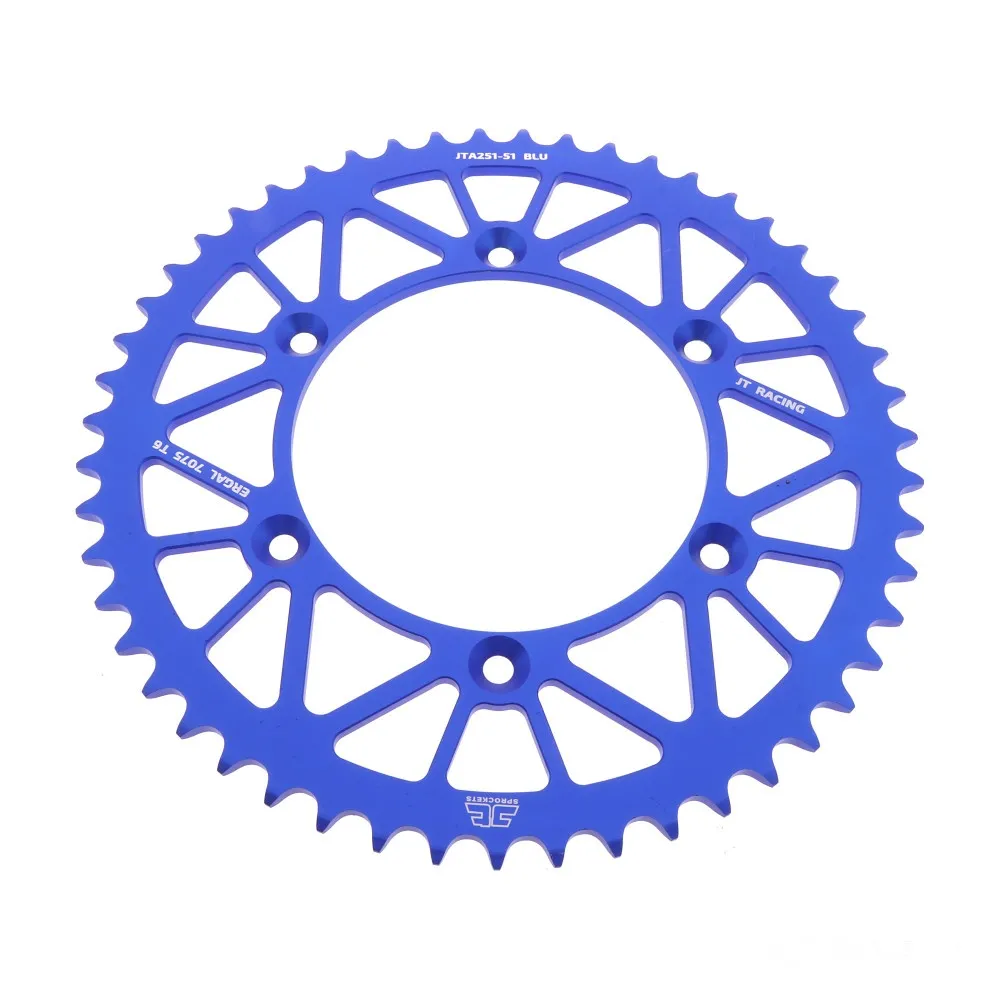 Alu-Kettenrad 51Z Teilung 520 blau JT Innendurchmesser 130 Lochkreis 150 JTA25151BLU