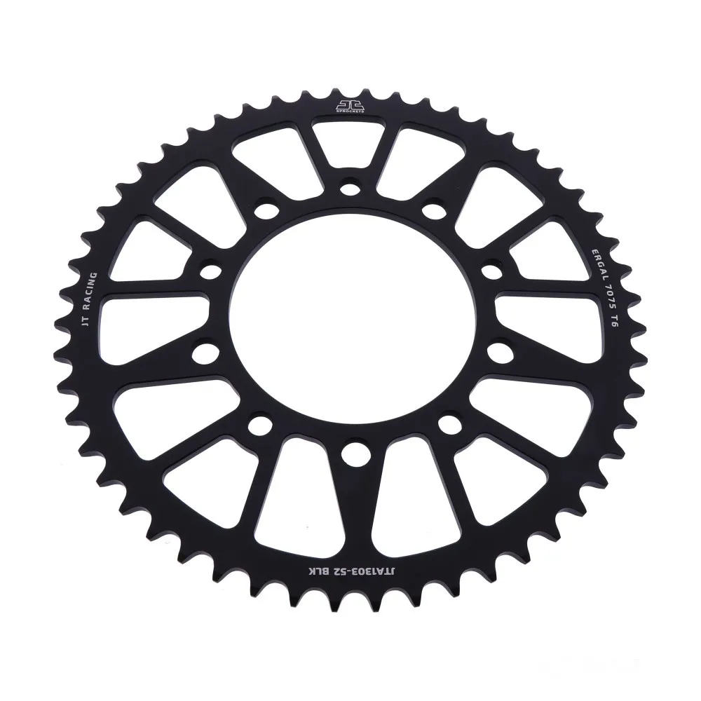 Alu-Kettenrad 52Z Teilung 520 schwarz JT Innendurchmesser 112 Lochkreis 138 JTA130352BLK