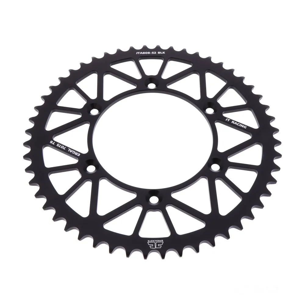 Alu-Kettenrad 52Z Teilung 520 schwarz JT Innendurchmesser 126 Lochkreis 146 JTA80852BLK