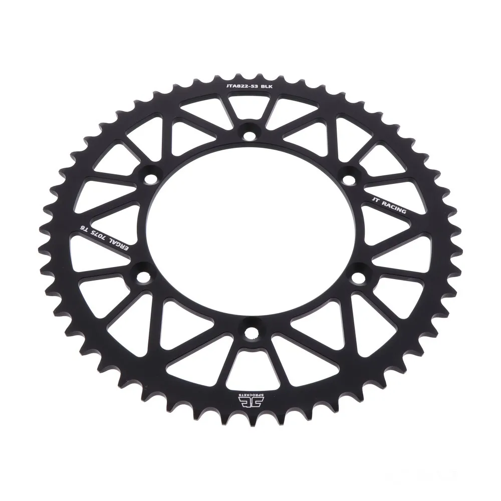 Alu-Kettenrad 53Z Teilung 520 schwarz JT Innendurchmesser 136 Lochkreis 156 JTA82253BLK