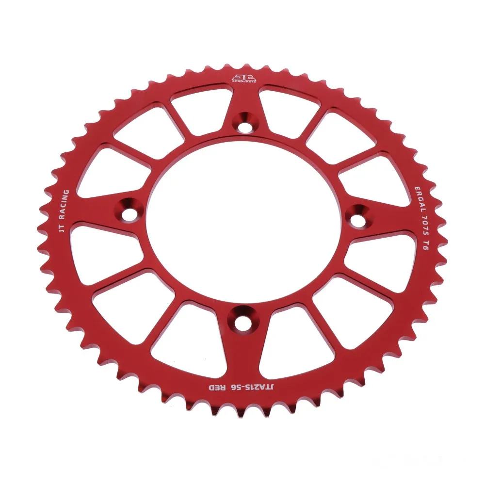 Alu-Kettenrad 56Z Teilung 420 rot JT Innendurchmesser 110 Lochkreis 130 JTA21556RED