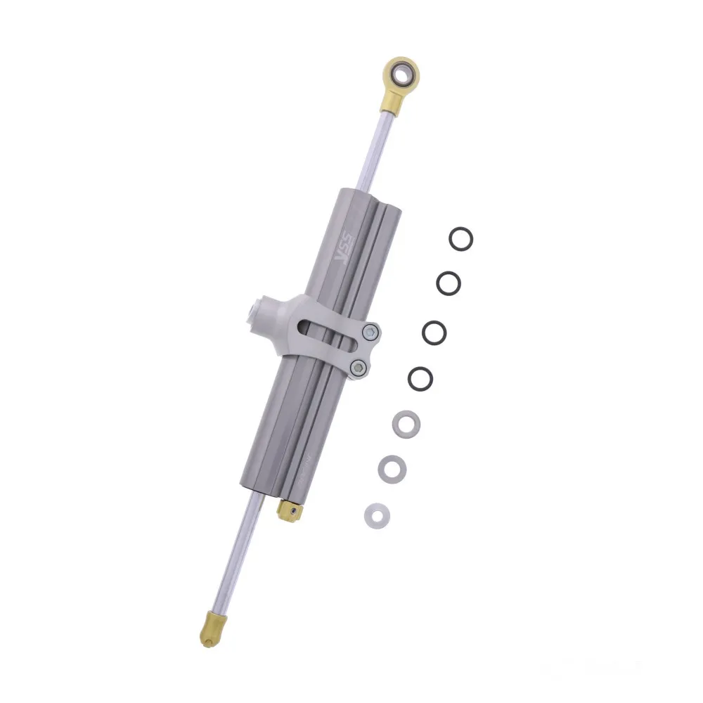 Lenkungsdämpfer YSS 120 mm platin Racing Klemme B EG188-120C-02-R