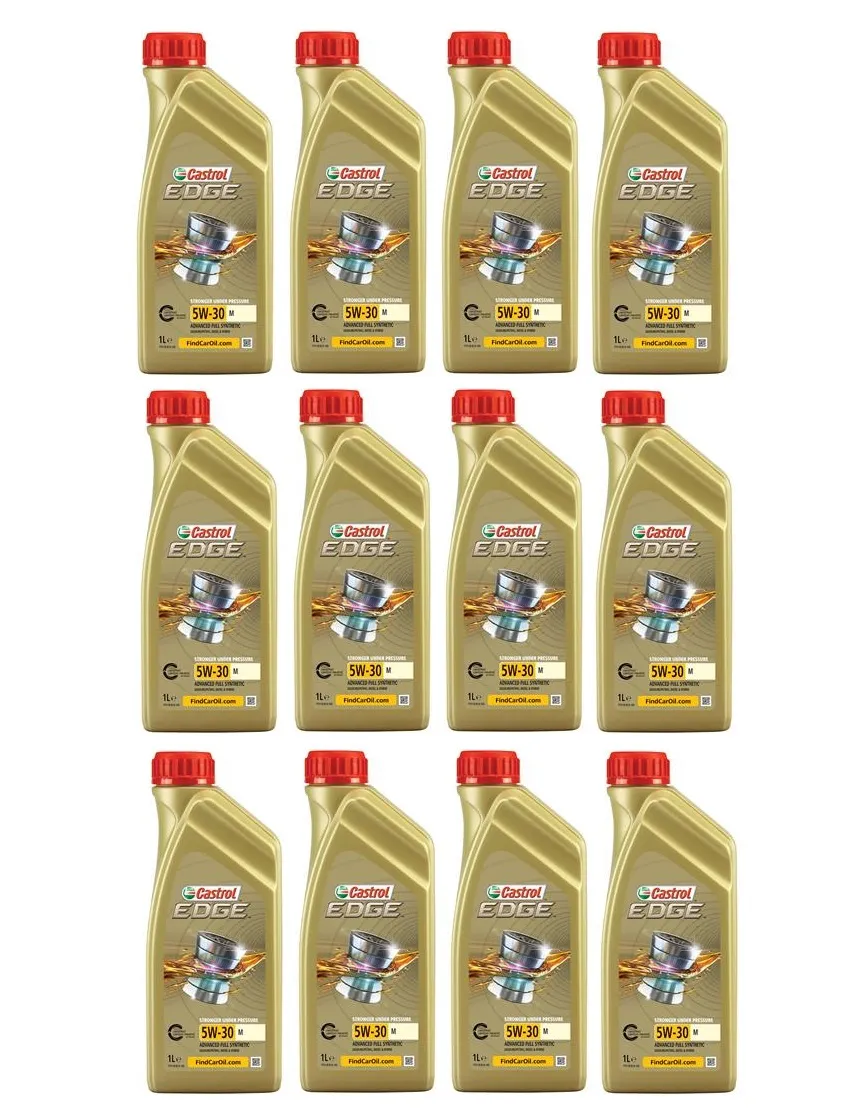 12l Castrol EDGE 5W-30 M 12x1L Flasche