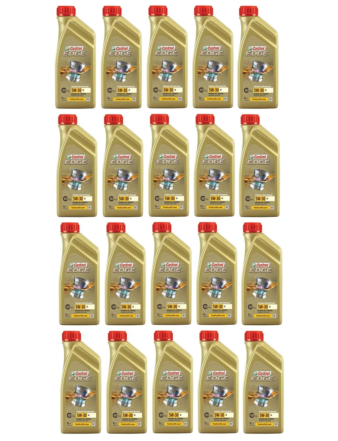 20l Castrol EDGE 5W-30 M 20x1L Flasche