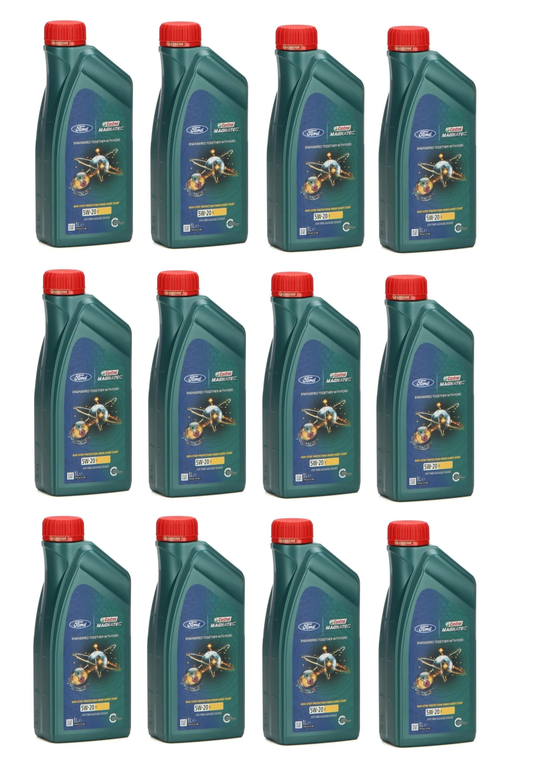 12l Castrol Magnatec E 5W-20 Ford 12x 1L