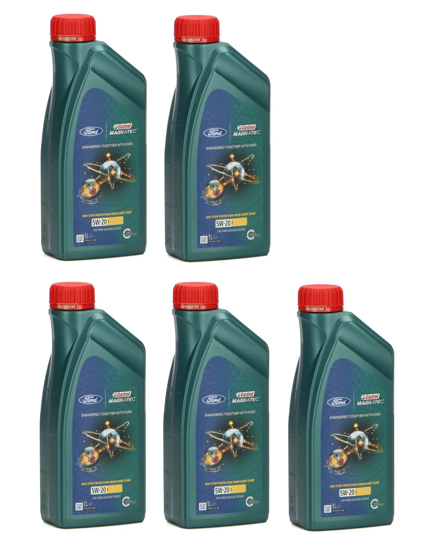 5l Castrol Magnatec E 5W-20 Ford 5x 1L