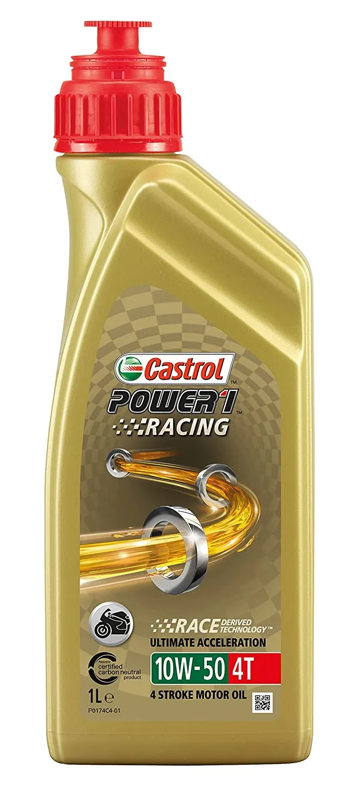 1l Castrol Power 1 Racing 10W-50 Motorrad 4T Motoröl