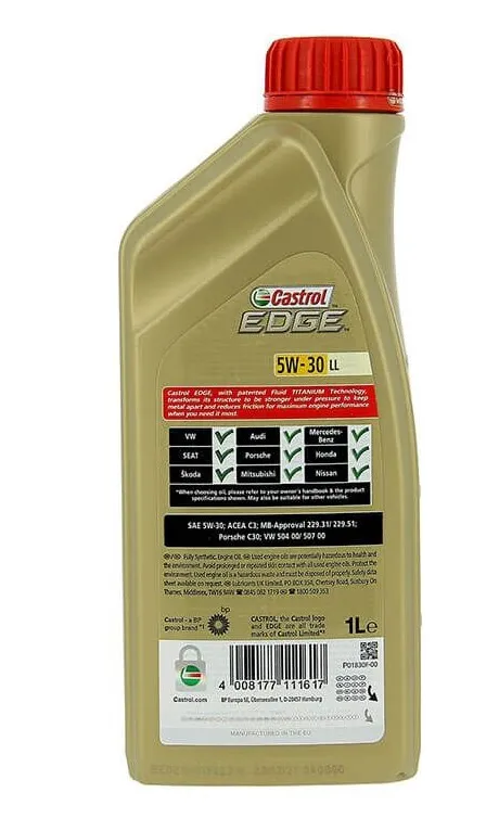 12l Castrol Edge 5W-30 LL Titanium FST Longlife