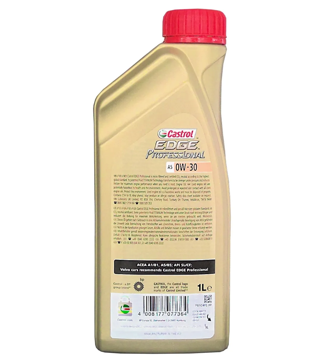 1l Castrol Edge Professional A5 0W-30 Titanium (Volvo)