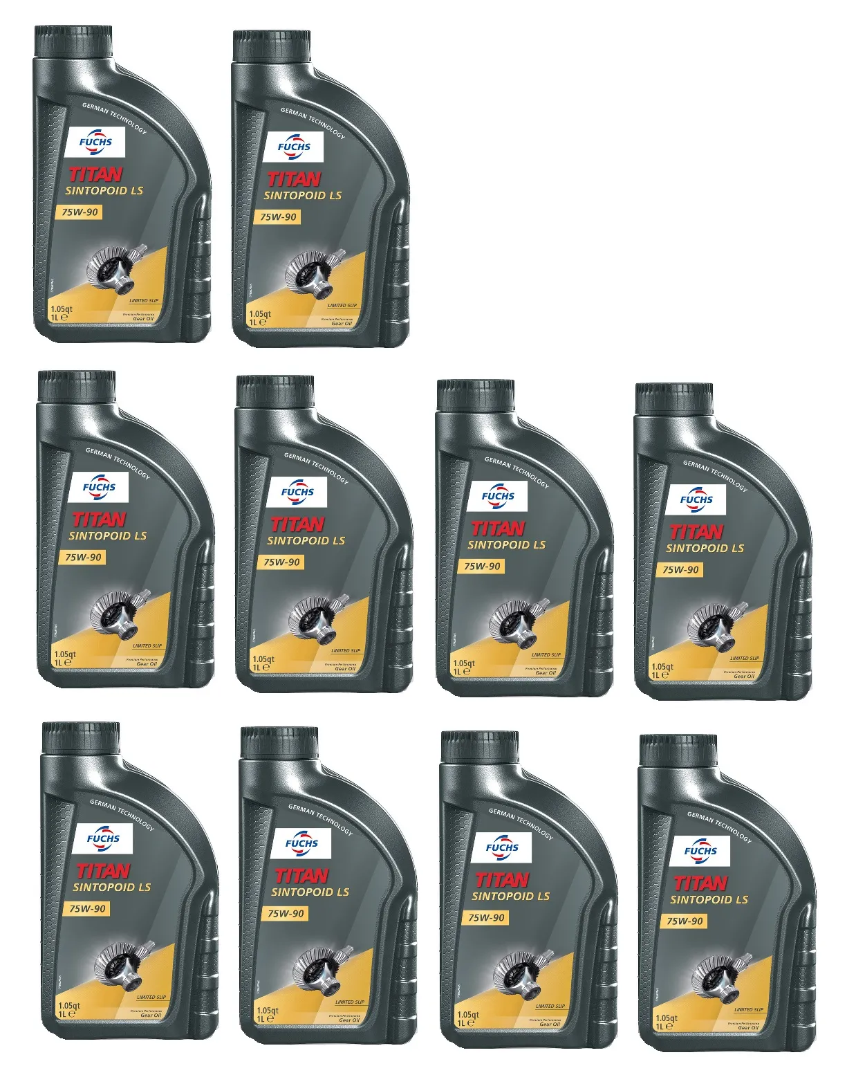 Fuchs Titan Sintopoid LS 75W-90 10x1L Getriebeöl