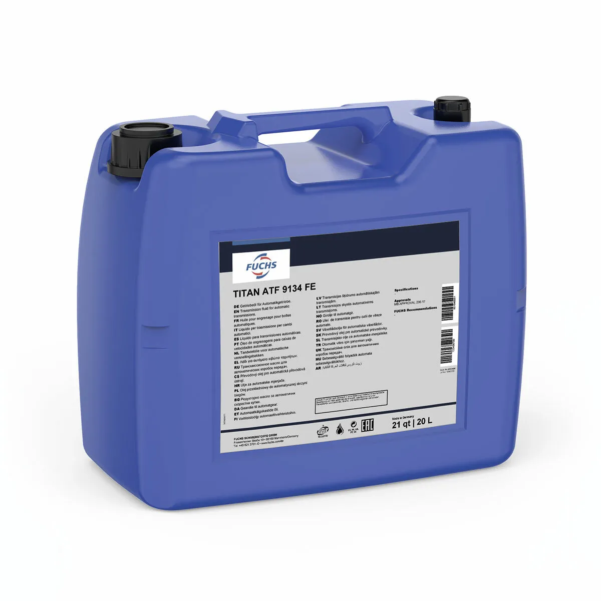 20l Fuchs Titan ATF 9134 FE Automatikgetriebeöl