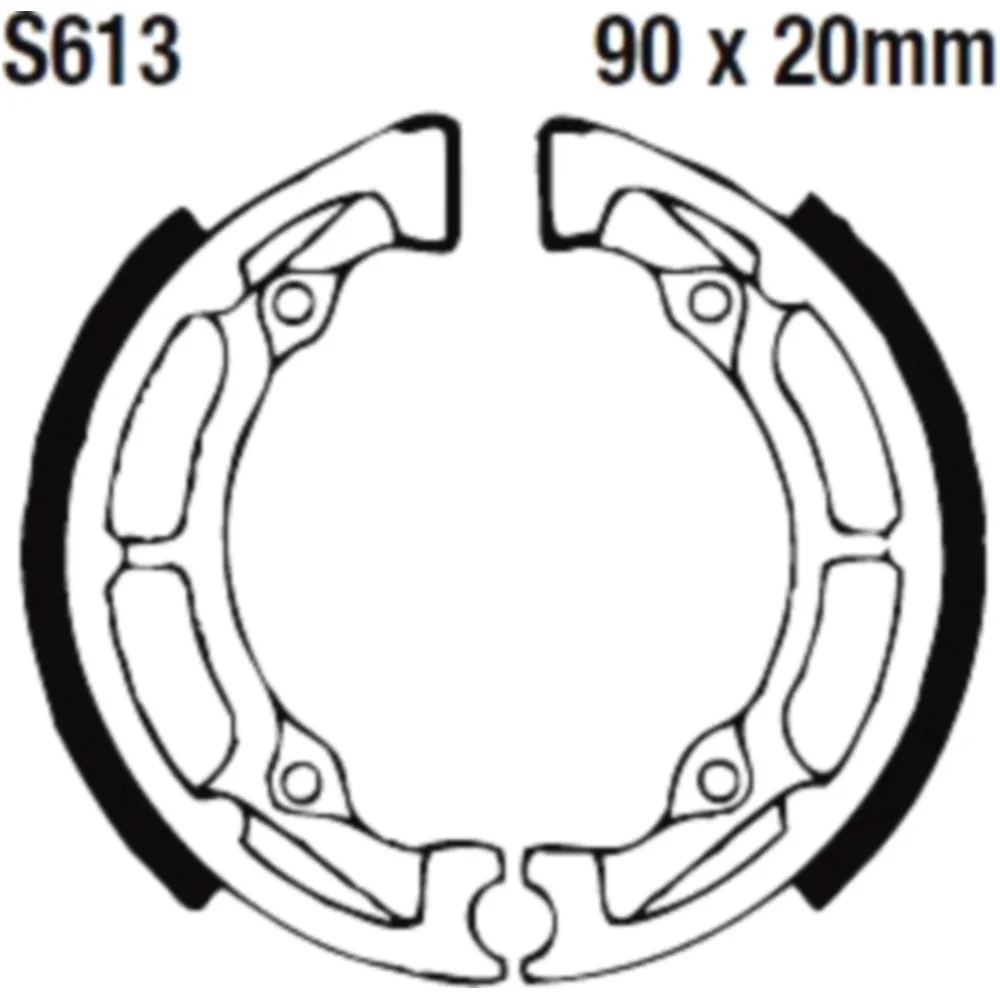 Bremsbacken mit Feder EBC 1074014