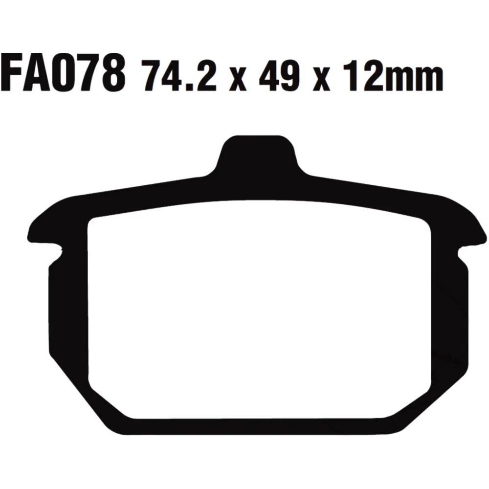 Bremsbeläge Bremsklotz Sinter HH EBC FA078HH