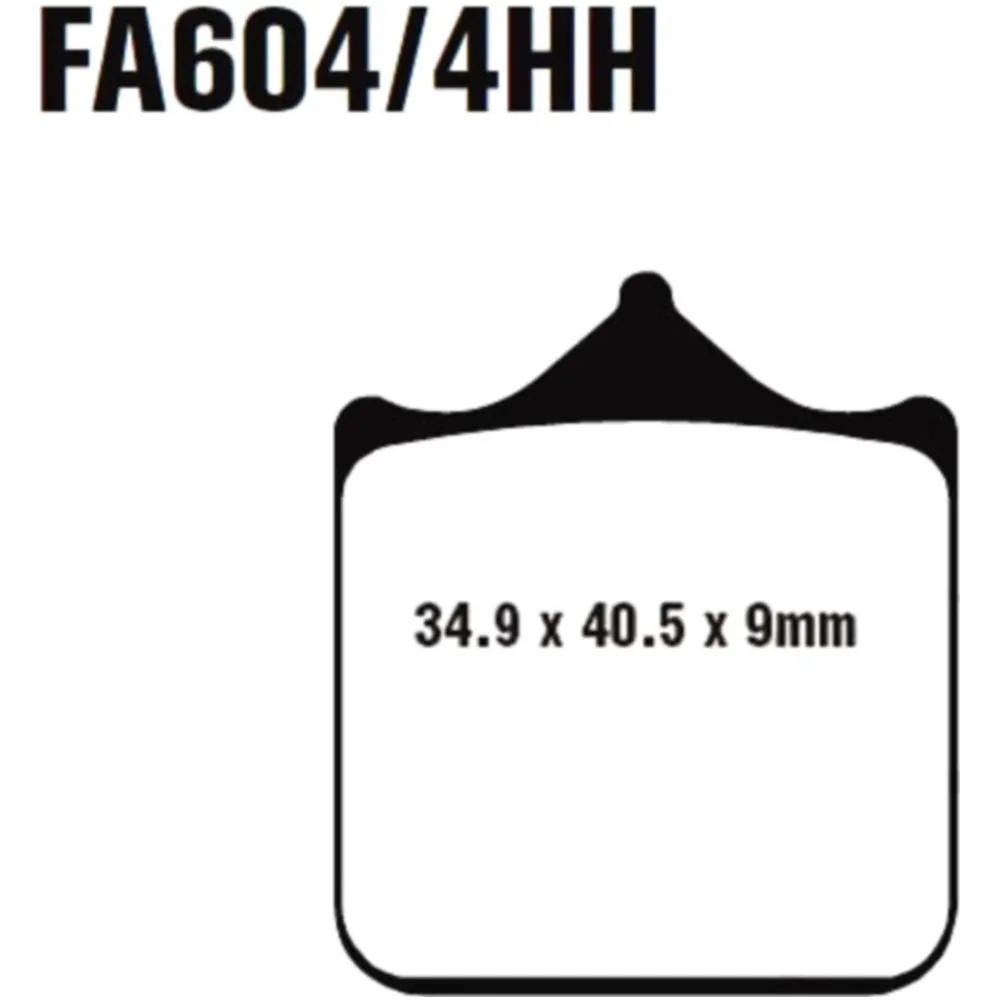 Bremsbeläge Bremsklotz Sinter GPFAX EBC GPFAX6044HH