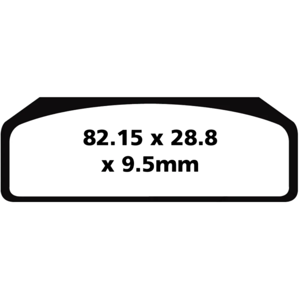 Bremsbeläge Bremsklotz Sinter GPFAX EBC GPFAX611HH