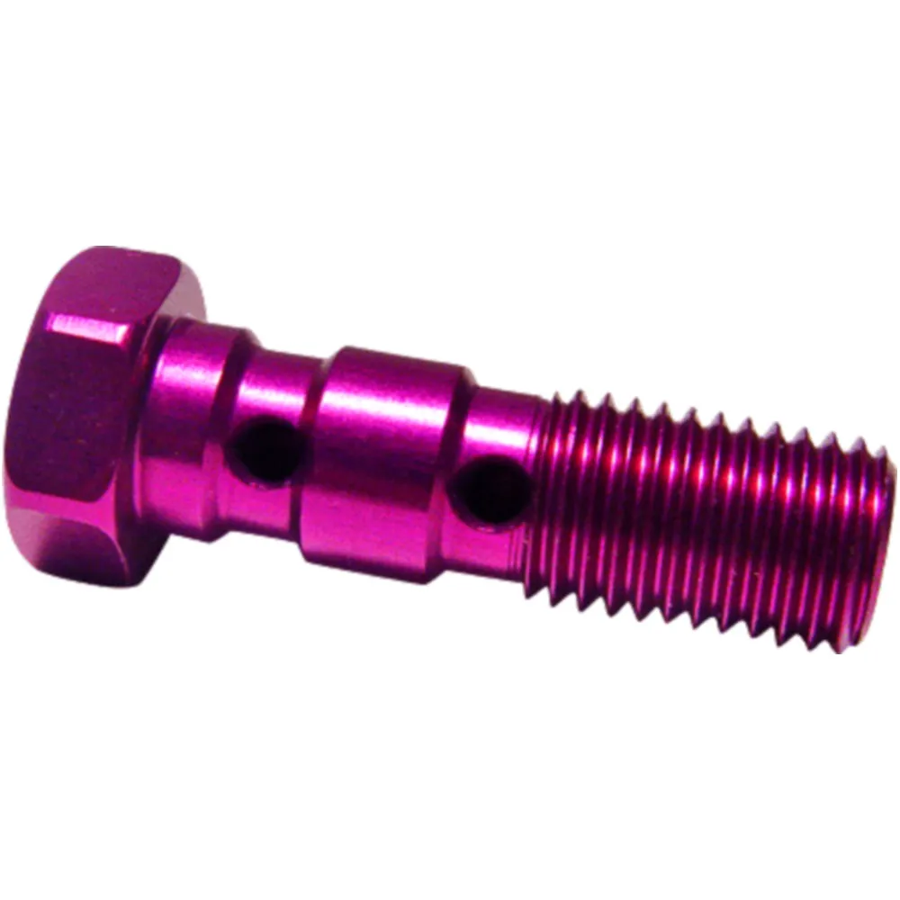 Banjo bolt double m10x1.25 violet