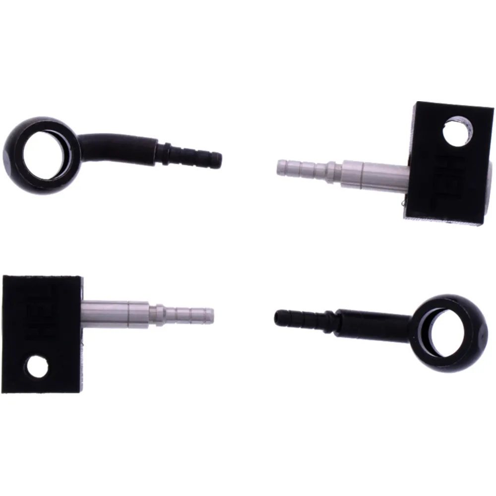 Bremsschlauch Stahlflex Kit Anschluss schwarz 2-teilig 1178982