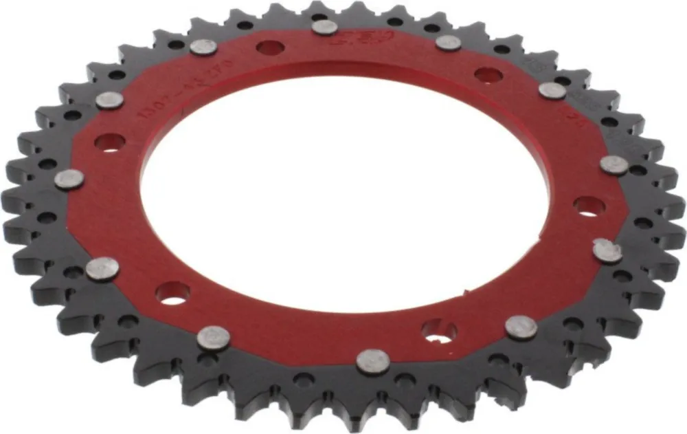 Kettenblatt Kettenrad Dual 43Z Teilung 525 rot ZFD130743RED