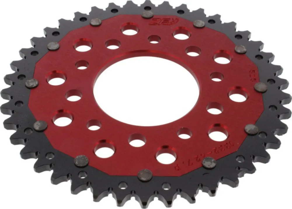 Kettenblatt Kettenrad Dual 42Z Teilung 525 rot ZFD133242RED