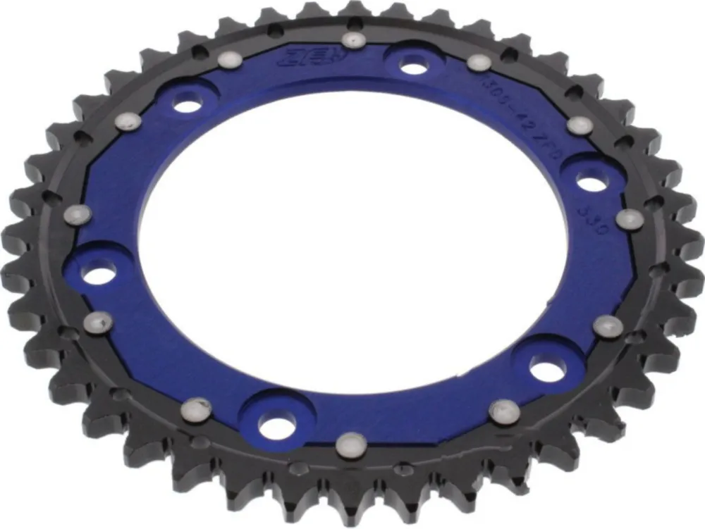 Kettenblatt Kettenrad Dual 42Z Teilung 530 blau