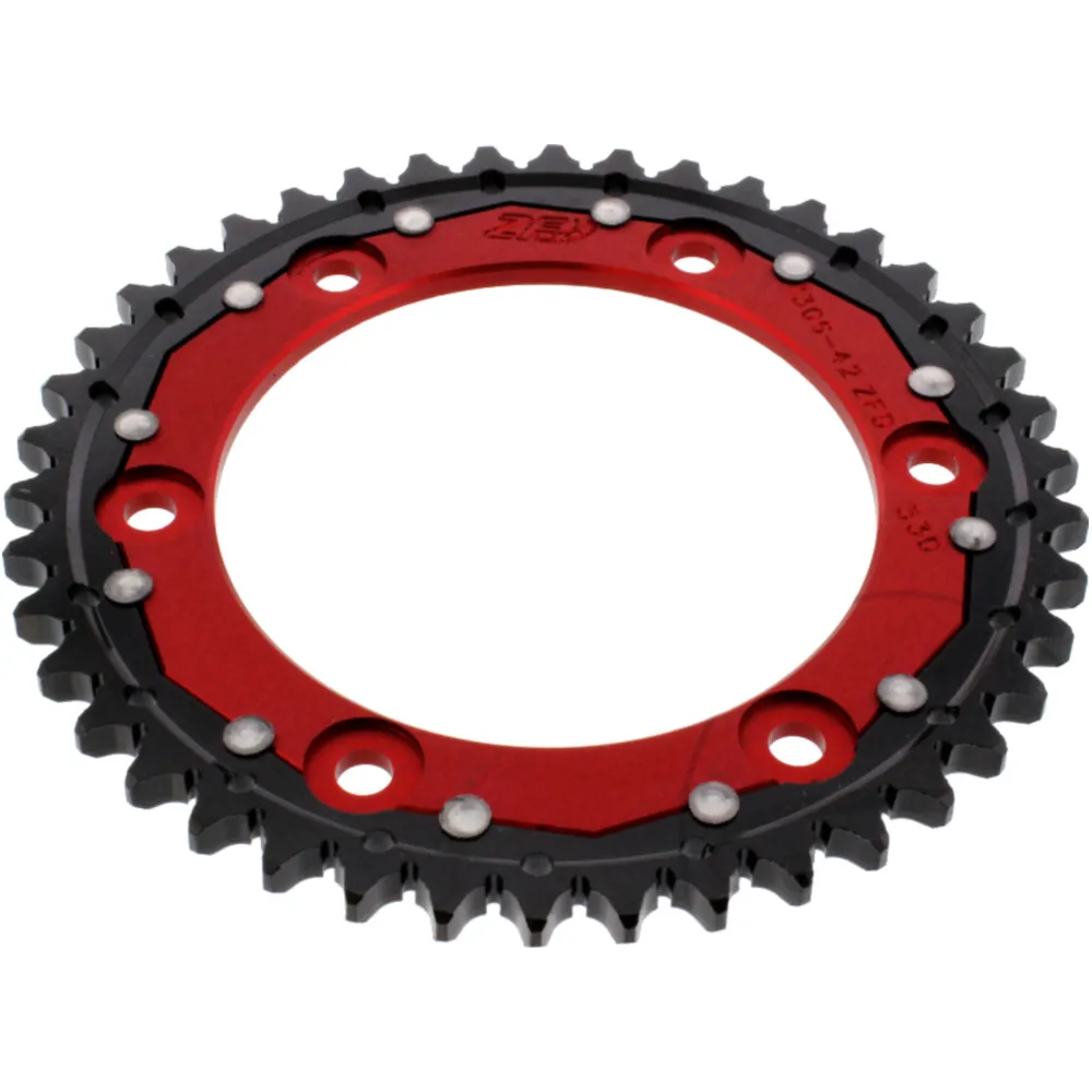 Kettenblatt Kettenrad Dual 42Z Teilung 530 rot