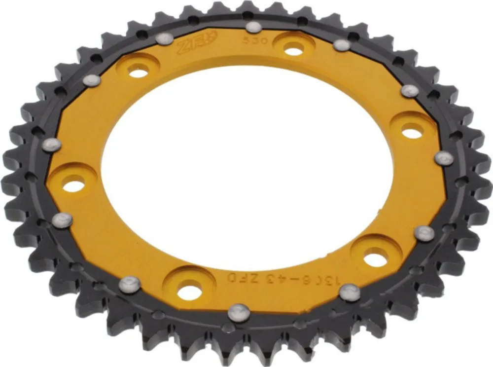 Kettenblatt Kettenrad Dual 43Z Teilung 530 gold ZFD130643GLD