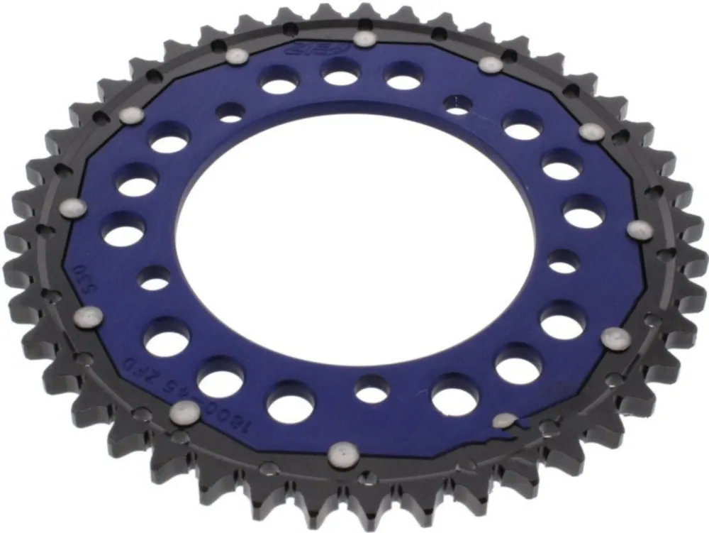 Kettenblatt Kettenrad Dual 45Z Teilung 530 blau ZFD180045BLU